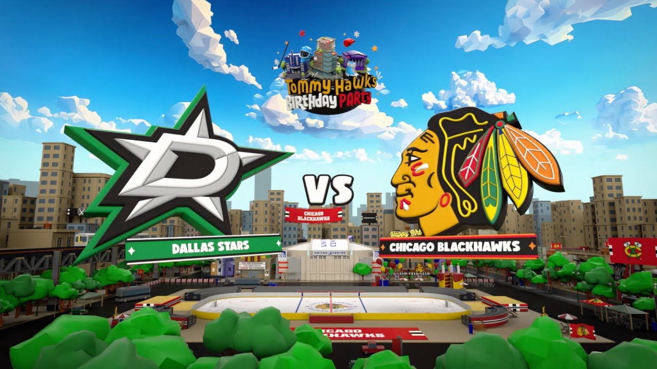 Chicago Blackhawks Animated Game Broadcast | FULL GAME