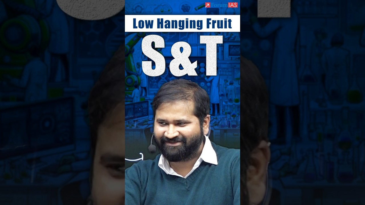 Low Hanging Fruit Science & Technology | Ayush Sinha Sir #shorts #upsc