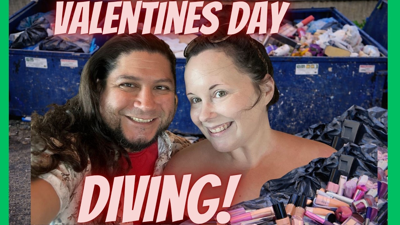 Dumpster Diving with My Valentine!  (Ulta Soup Bag Score!)
