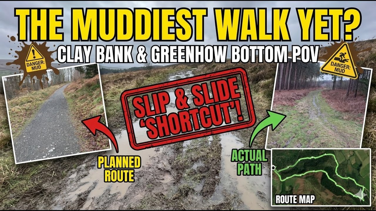 The Muddiest Walk Yet? | Clay Bank & Greenhow Bottom POV