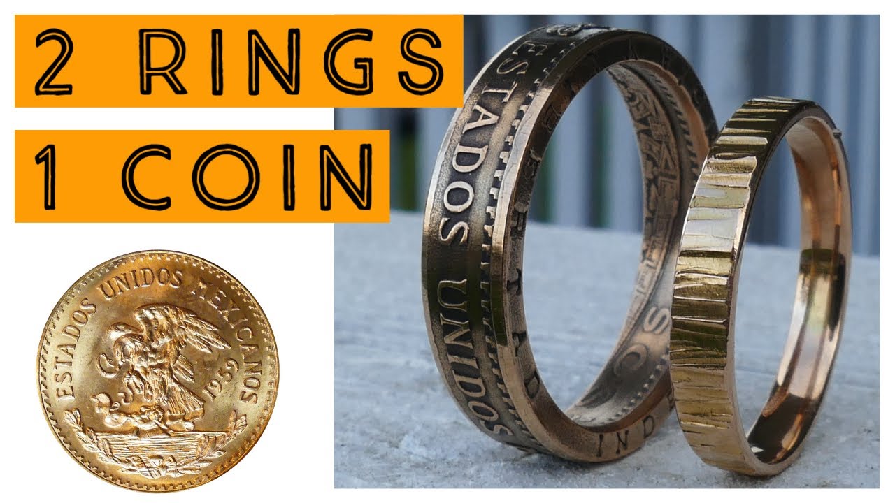 Making a Mexican Gold Coin into 2 Rings