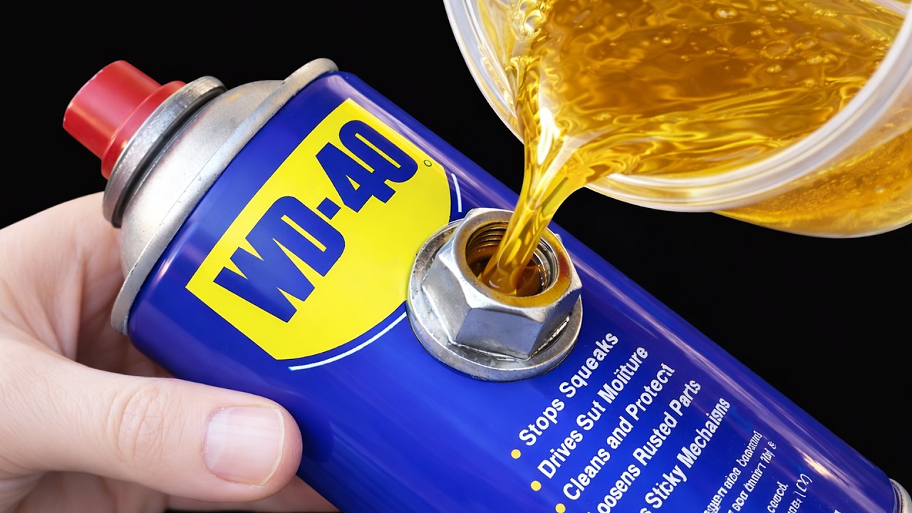 Простой способ заправить пустые баллончики WD-40. Производитель не хочет, чтобы вы об этом знали.
