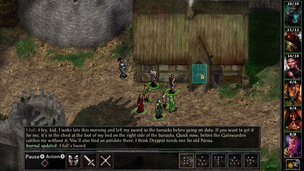 BALDUR'S GATE: ENHANCED EDITION Candlekeep Hull Shank 03.12.25