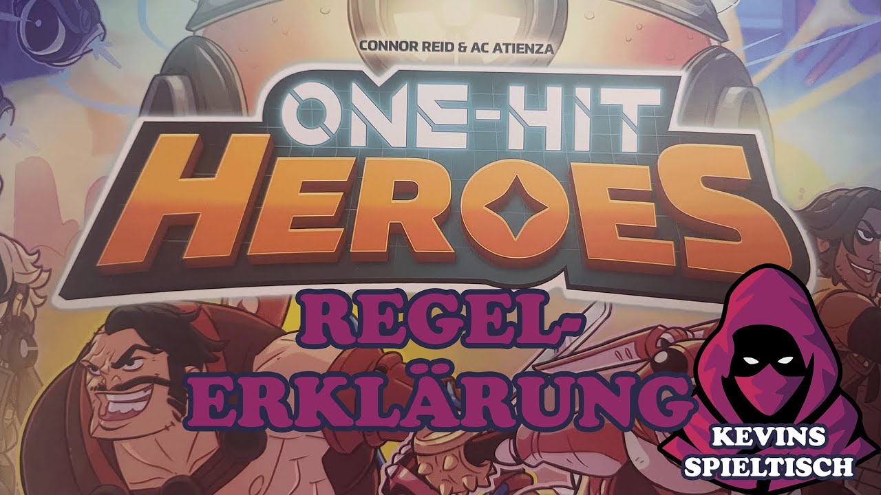 One-Hit Heroes Regelerklärung | Brettspiel Tutorial auf Deutsch