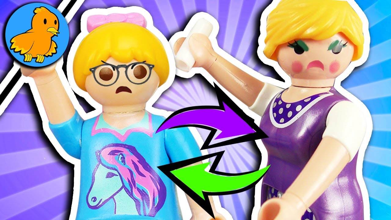 LEHRER ROLLENTAUSCH - 24 Stunden Lehrer sein? Playmobil Film Deutsch