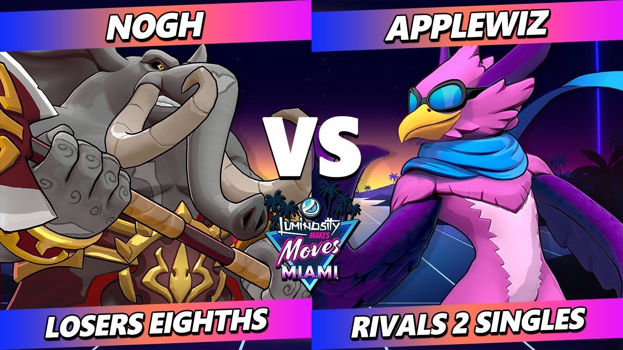 LMM Miami 2024 TOP 8 - Nogh (Loxodont) Vs. AppleWiz (Wrastor) Rivals of Aether 2 - RoA2
