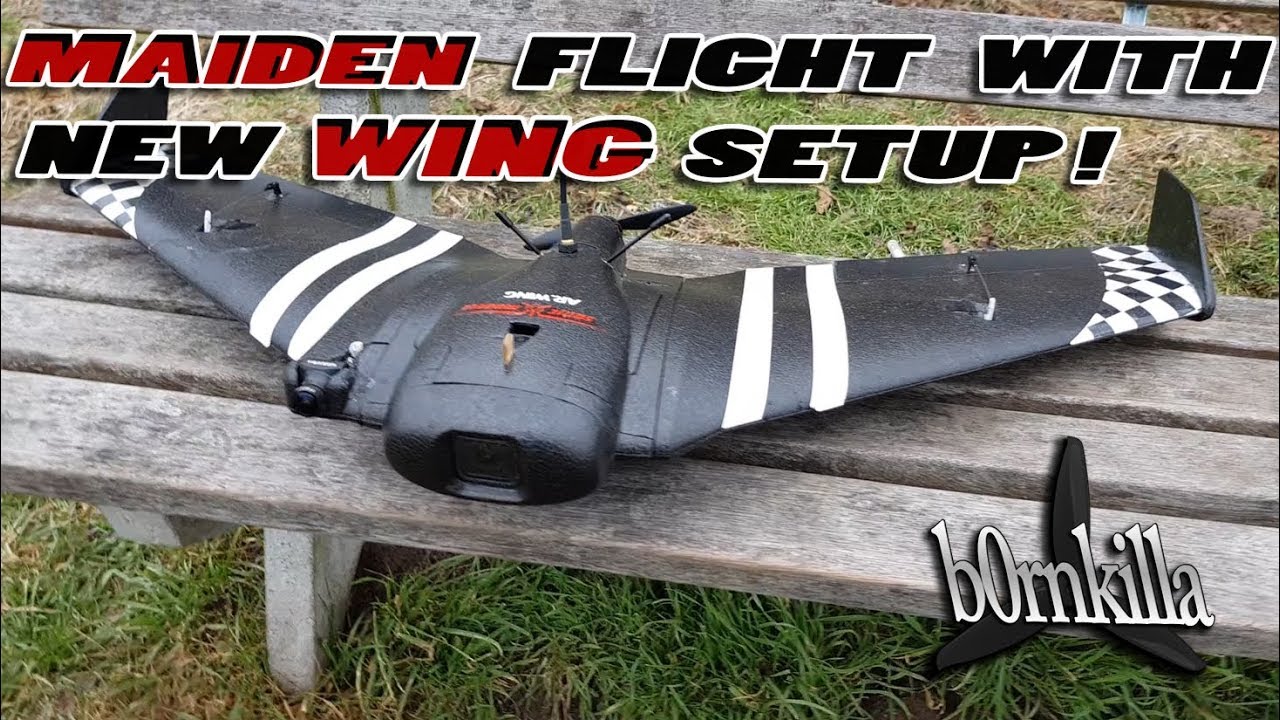 🤘 Maidenflight 😀 New Wing Setup ✈ (Cobra CP2210 Spec Wing Motor, Crossfire, ...)