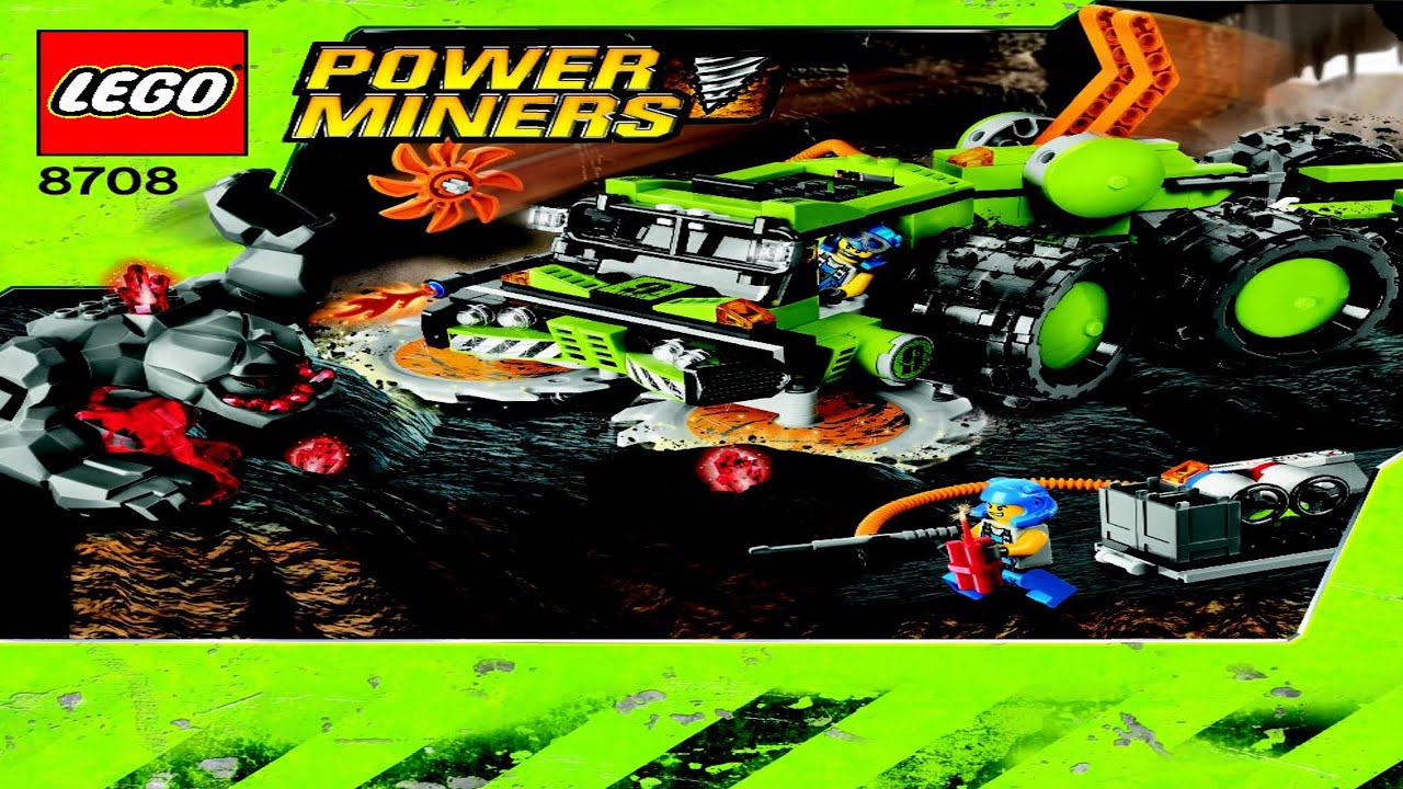 LEGO instructions - Power Miners - 8708 - Cave Crusher