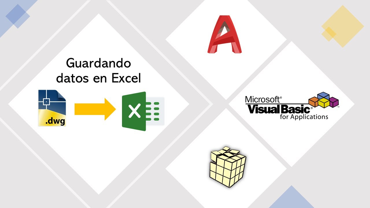 35. VBA AutoCAD - Como exportar de Autocad a Excel