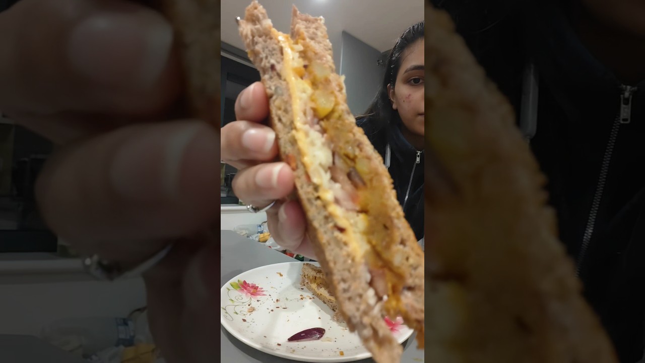 Best sandwich recipe 😁 UK student life 🇬🇧 #uk #food #vlog #universitylife