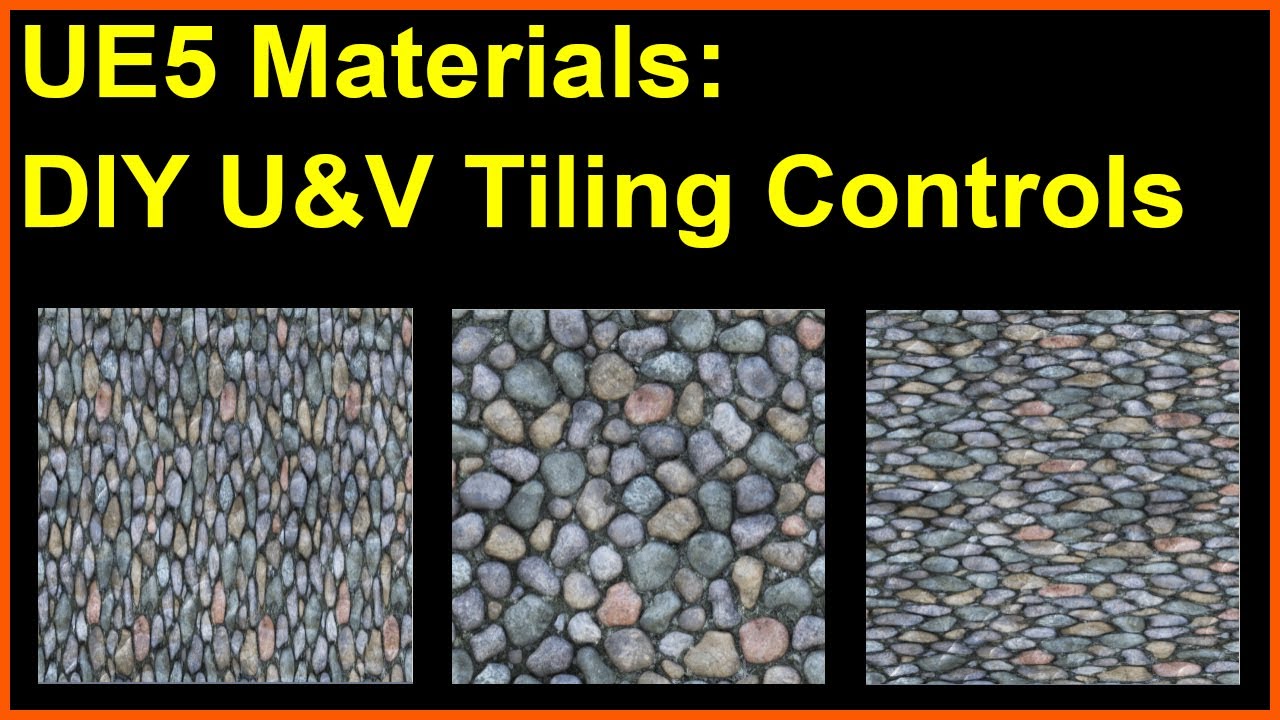 UE5 Materials Tip - How To Create U & V tiling parameters for Material Instancing