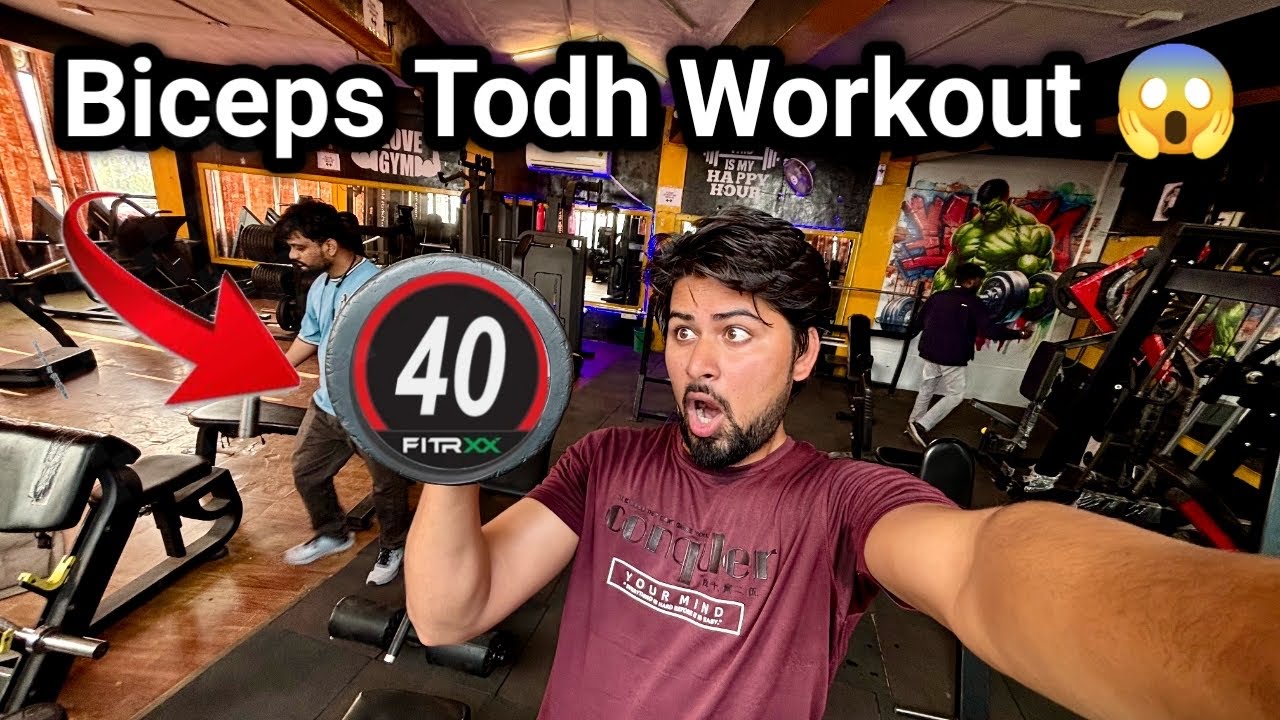 Biceps Todh Diye Aaj To 💪😱