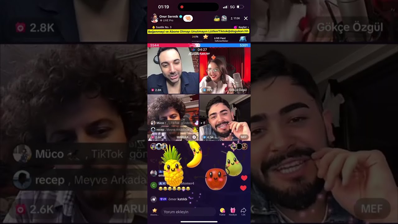 🔴 Onur Sermik 26.11.2023 (Part 3/3) Tiktok Canlı Yayın