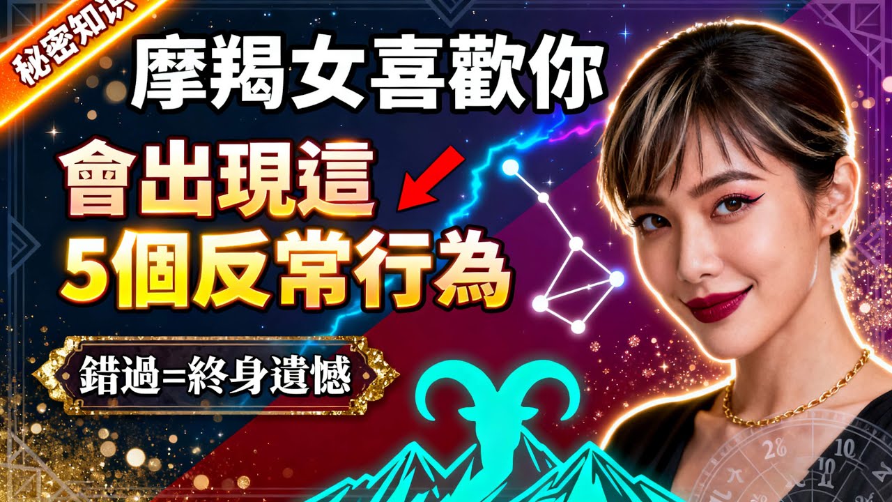 《摩羯座女喜歡一個人》竟有 5 種跡象！揭秘她們的【致命吸引力】