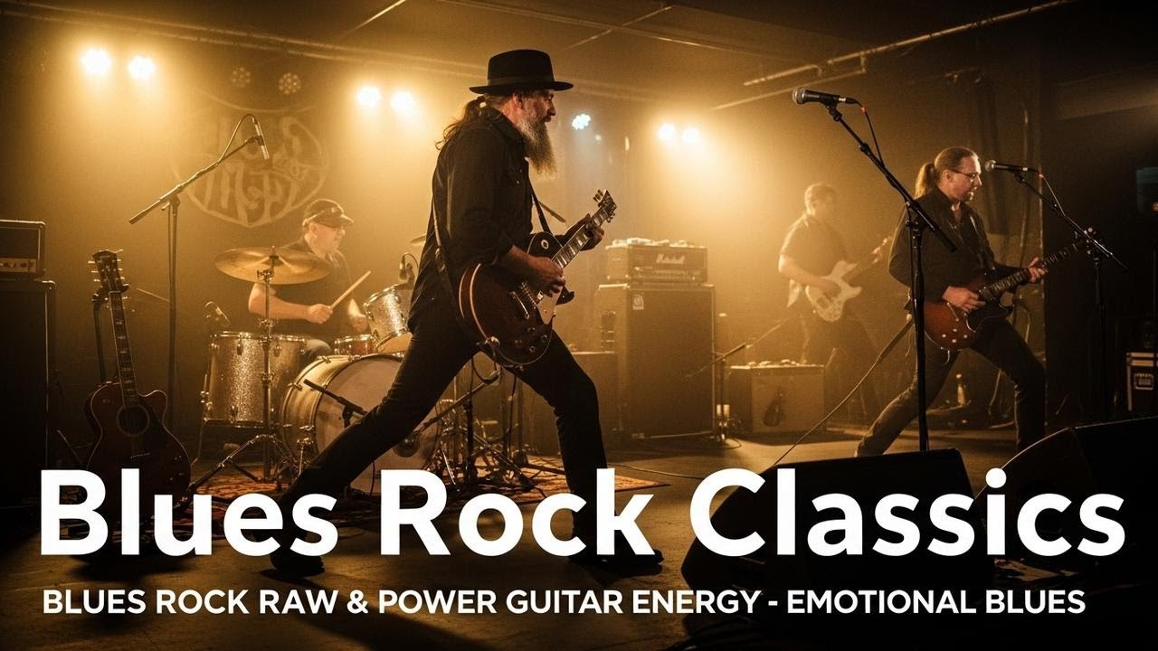 AC DC, Jimi Hendrix, Led Zeppelin, Deep Purple – Rocking Blues & Classic Energy