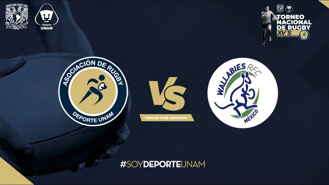Final de fases varonil: Liga Mexicana de Rugby - UNAM vs Wallabies 🏉