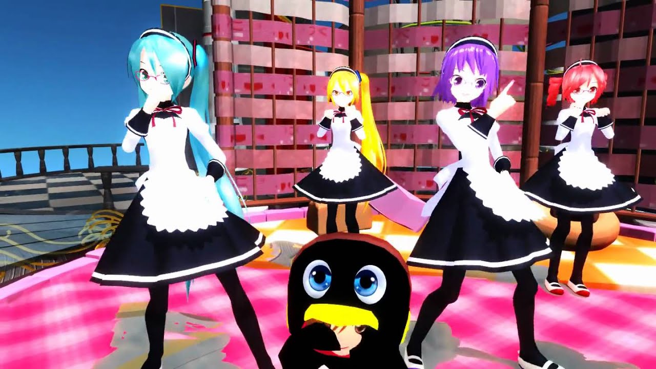 【MMD】きゅんきゅんメイドたちで『ハッピーシンセサイザ』