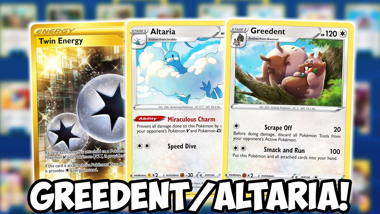 Great Games W/Greedent/Altaria! Budget Friendly Deck! Champion&rsquo;s Path PTCGO