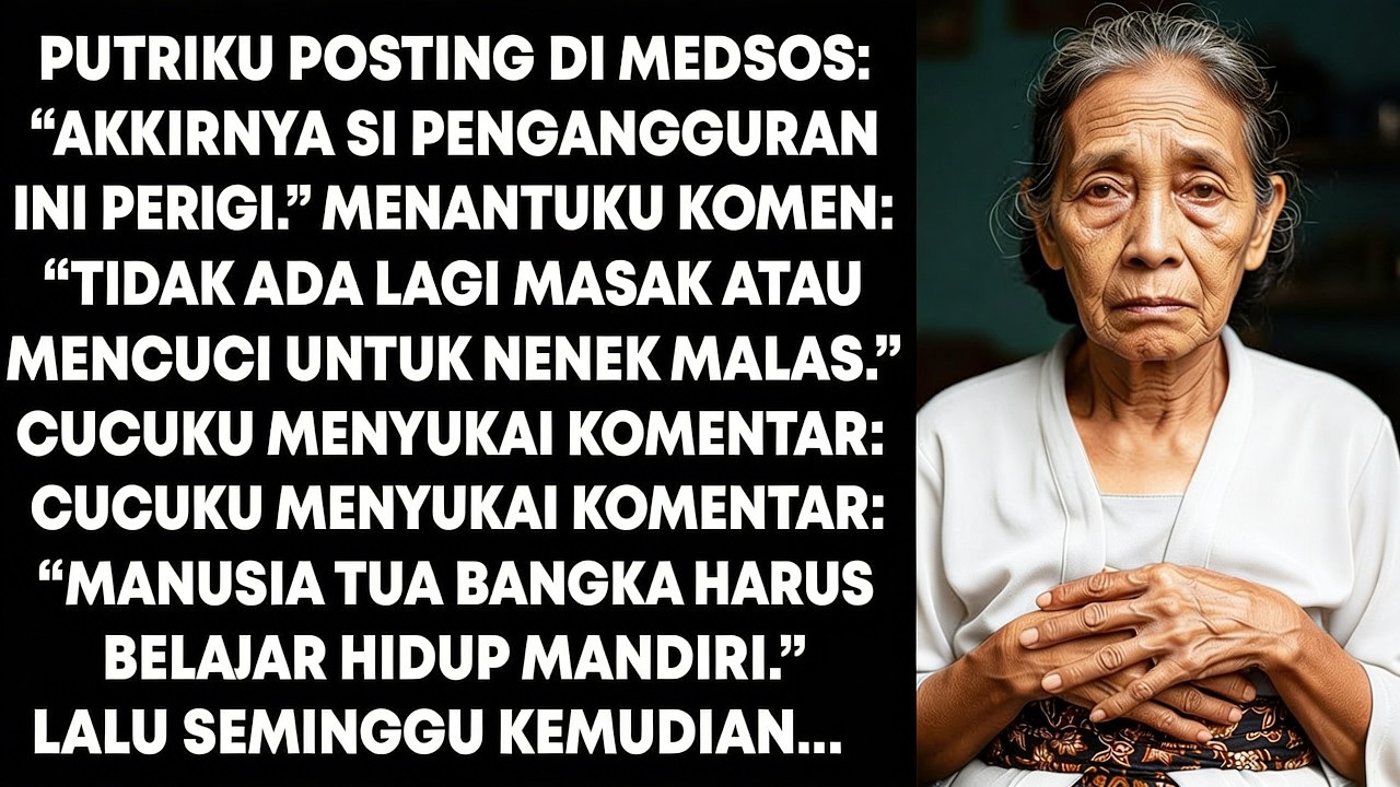 Putriku Dengan Bangga Menghinaku, “Akhirnya Lansia Pengangguran Ini Pergi”—Seminggu Kemudian…