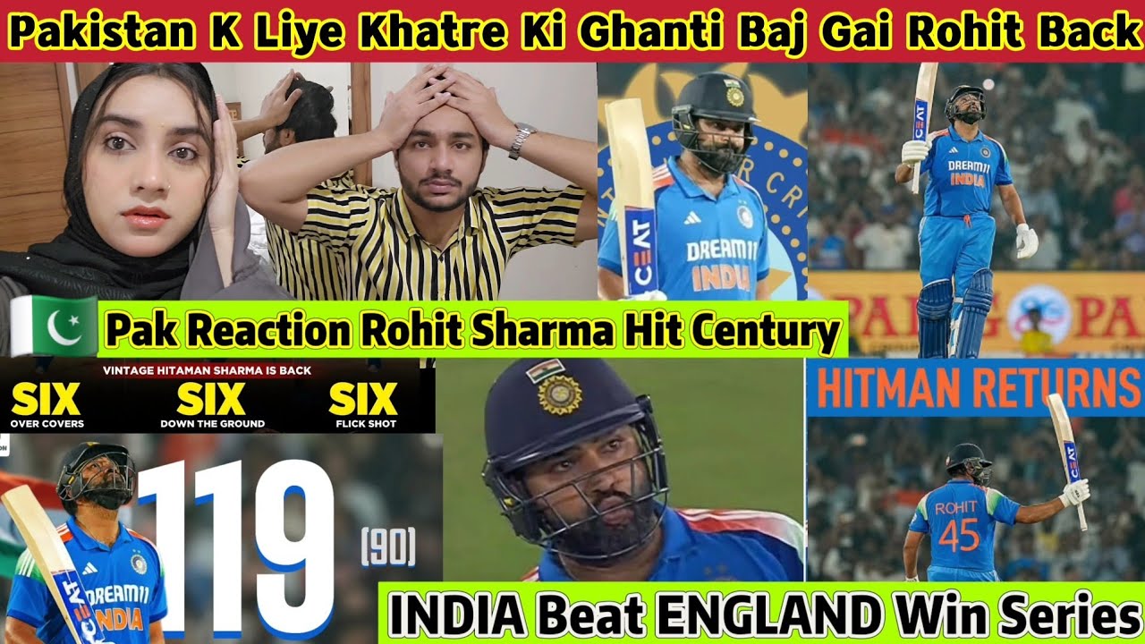 INDIA Beat ENGLAND 2nd ODi Rohit Sharma is Back Hit Century CT2025 Sey Pehlay Rohit Ki Wapsi😱