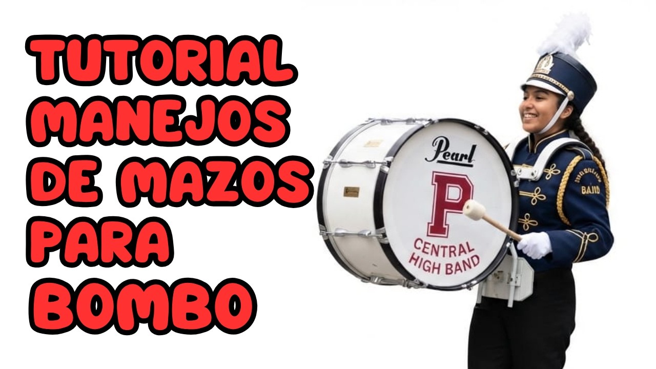 TUTORIAL MANEJOS  MAZOS PARA  BOMBO