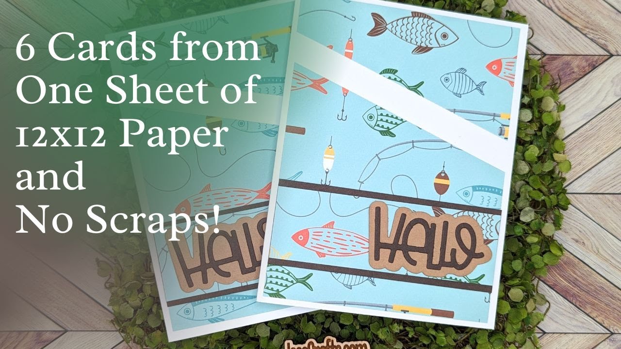 Single Sided Paper with 12x12 Paper Busting Templates