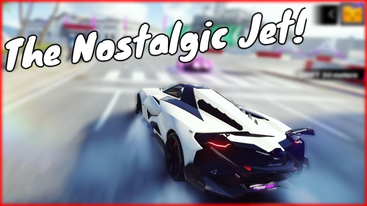 The Nostalgic Jet! | Asphalt Legends Unite Lamborghini Egoista Maxed Multiplayer