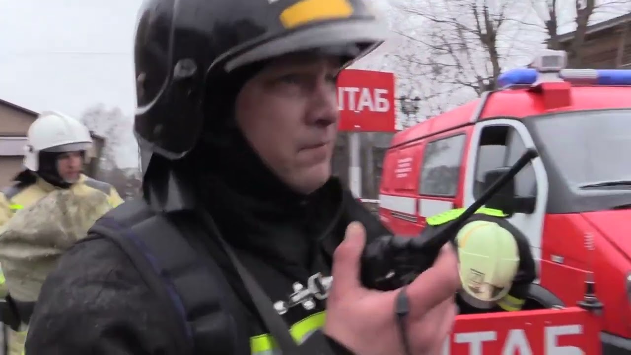 В Томске прошли пожарно-тактические учения в архитектурно-строительном университете