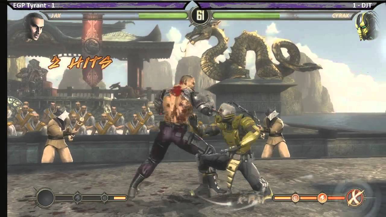 MK9 - SCR 2013 - EGP Tyrant (Jax) против DJT (Cyrax/Cage) - Финал с участием восьми лучших игроков