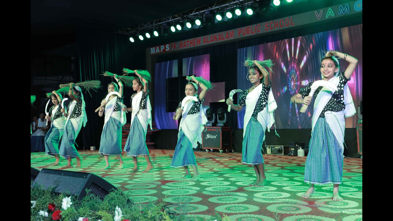 Karshaka Dance / MAPS / VAMOS / School Annual Day 2022 -23 / Mechira / Chalakkudy /