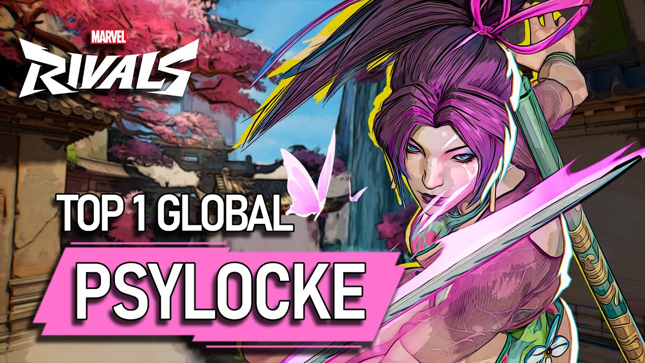 TOP 1 GLOBAL PSYLOCKE ! D3NY - MARVEL RIVALS PRO