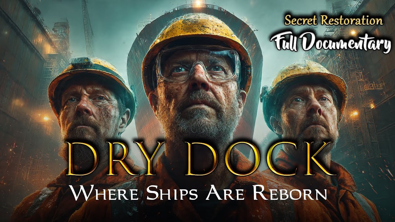 Inside a Ship Dry Dock | The Secret Restoration of Container Ship | Documentary #drydock #cargoship