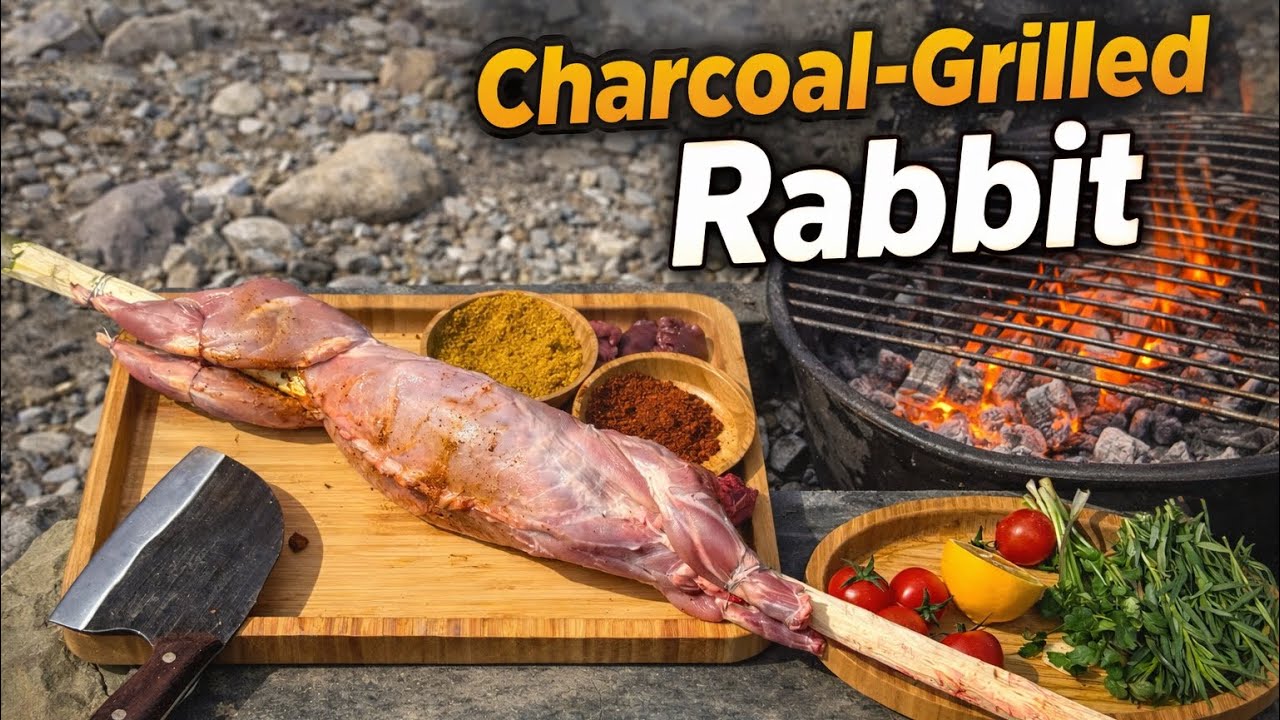 Charcoal-Grilled Rabbit - კურდღელი ნაკვერჩხალზე