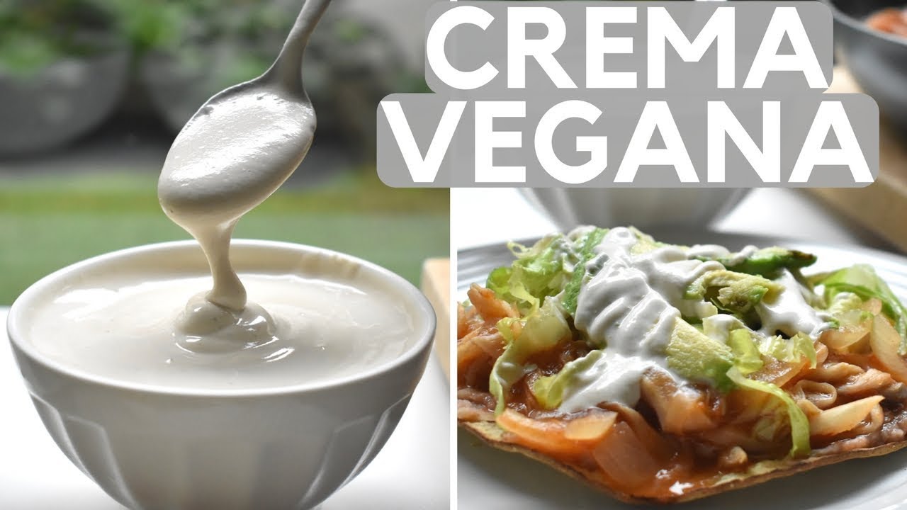 CREMA &Aacute;CIDA VEGANA // SALUDABLE LIBRE DE L&Aacute;CTEOS