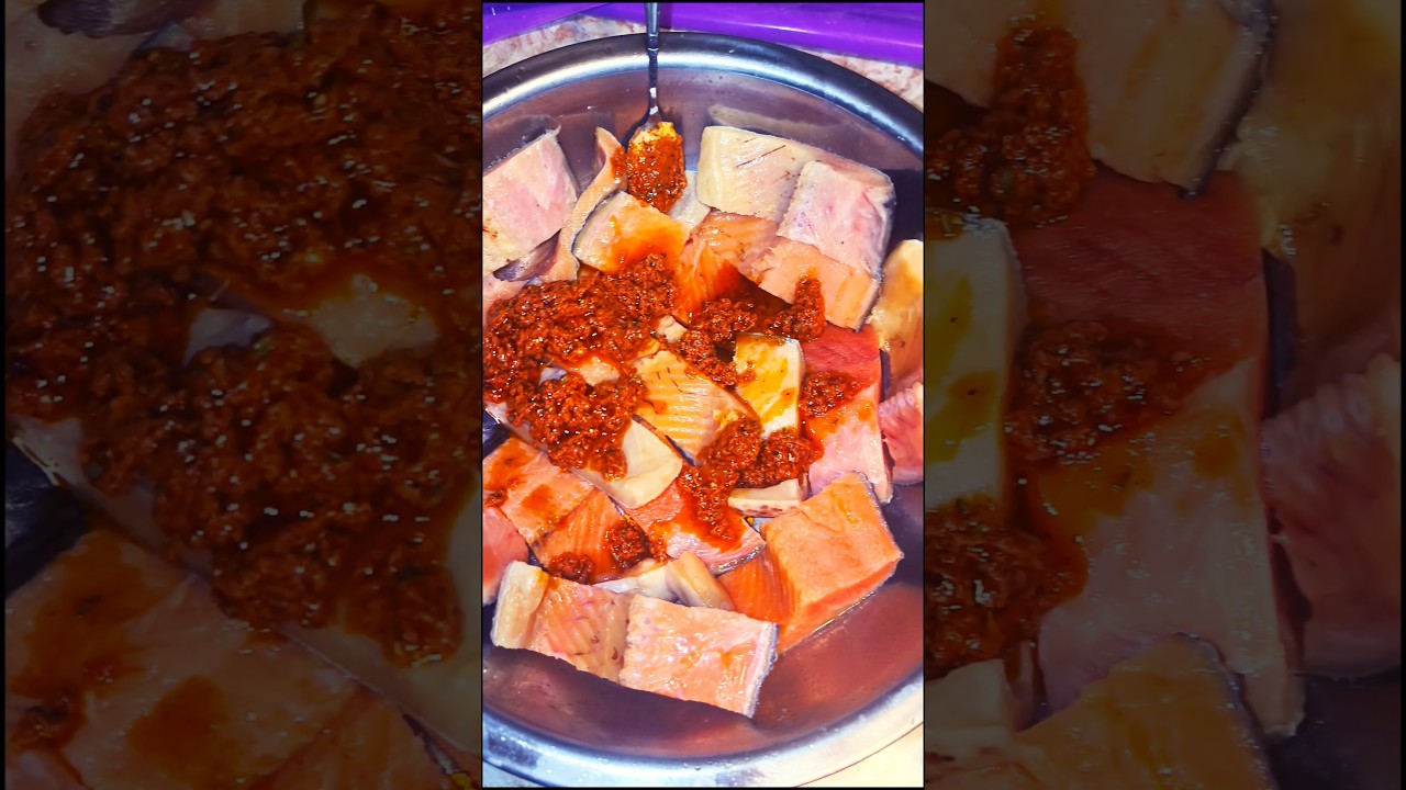 Идеальный маринад для шашлыка из рыбы &ndash; сочный и ароматный. Perfect Fish Marinade for BBQ. #shorts