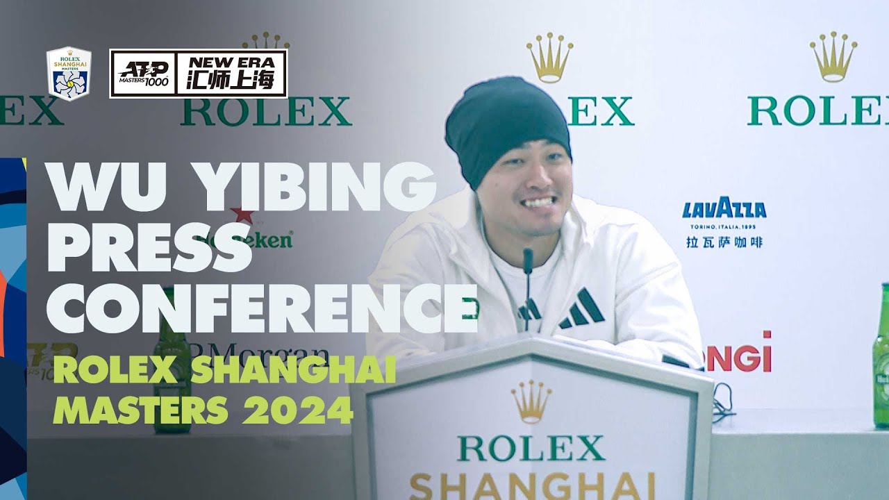 Wu Yibing Reacts To Win vs Nagal | Rolex Shanghai Masters 2024