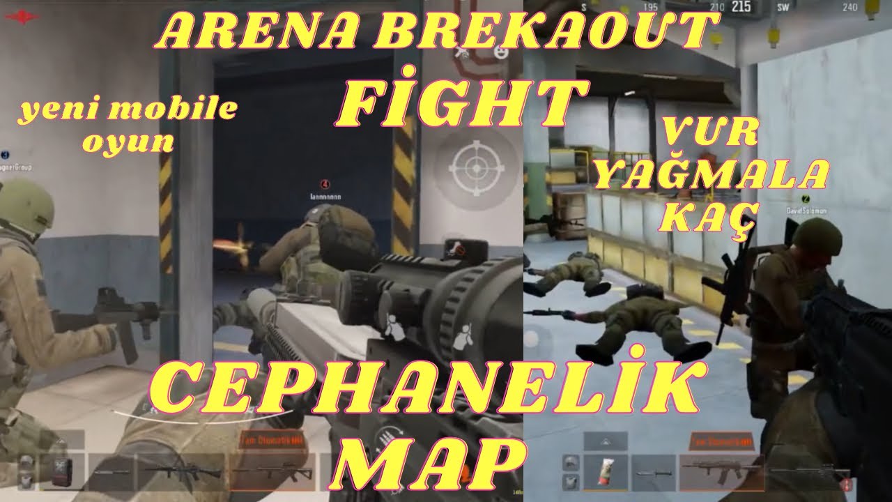 ARENA BEEAKOUT FİGHT 😱 / CEPHANELİK HARİTASI - ARENA BREAKOUT