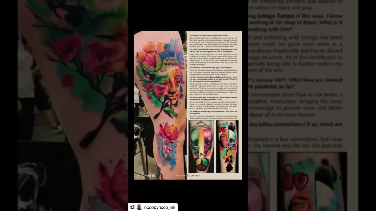 Check Out @riccobyricco_ink in Skin Art Magazine Issue 176!