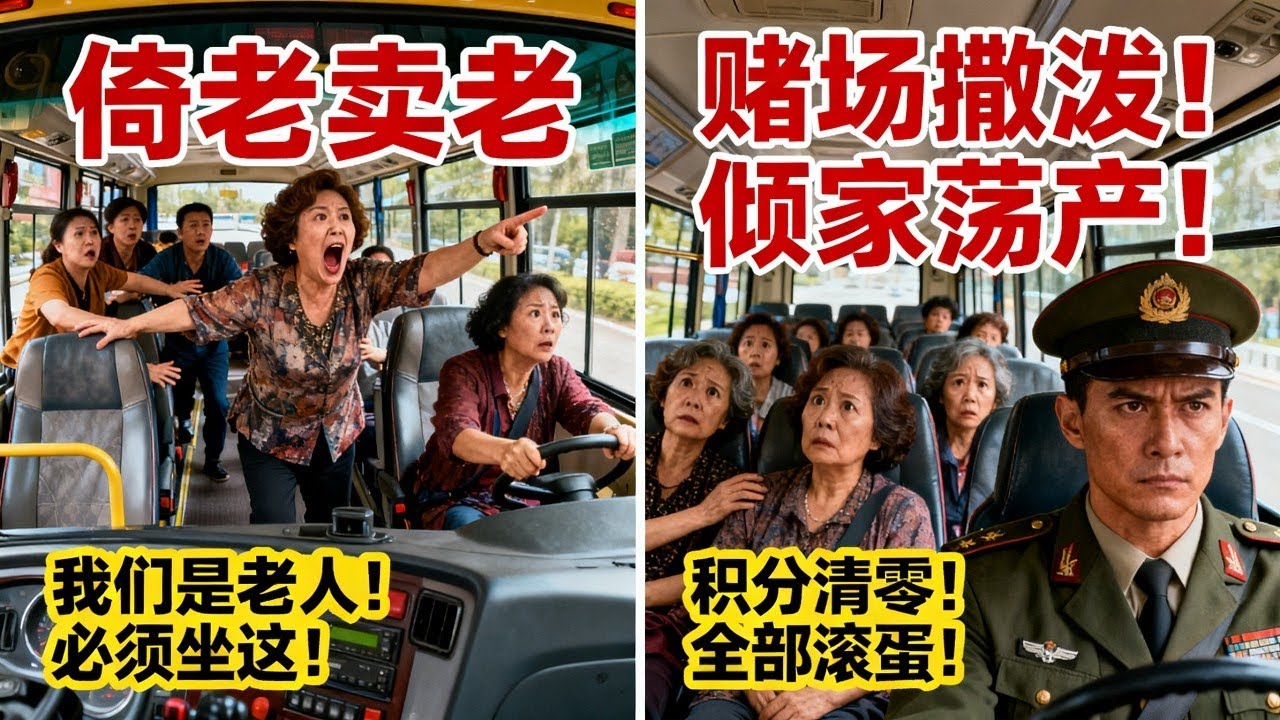 “我們是老人，必須坐前面！”六人中國大媽團硬闖賭場巴士搶座，退役憲兵司機一番話，讓她們全團的積分籌碼被當場清零！