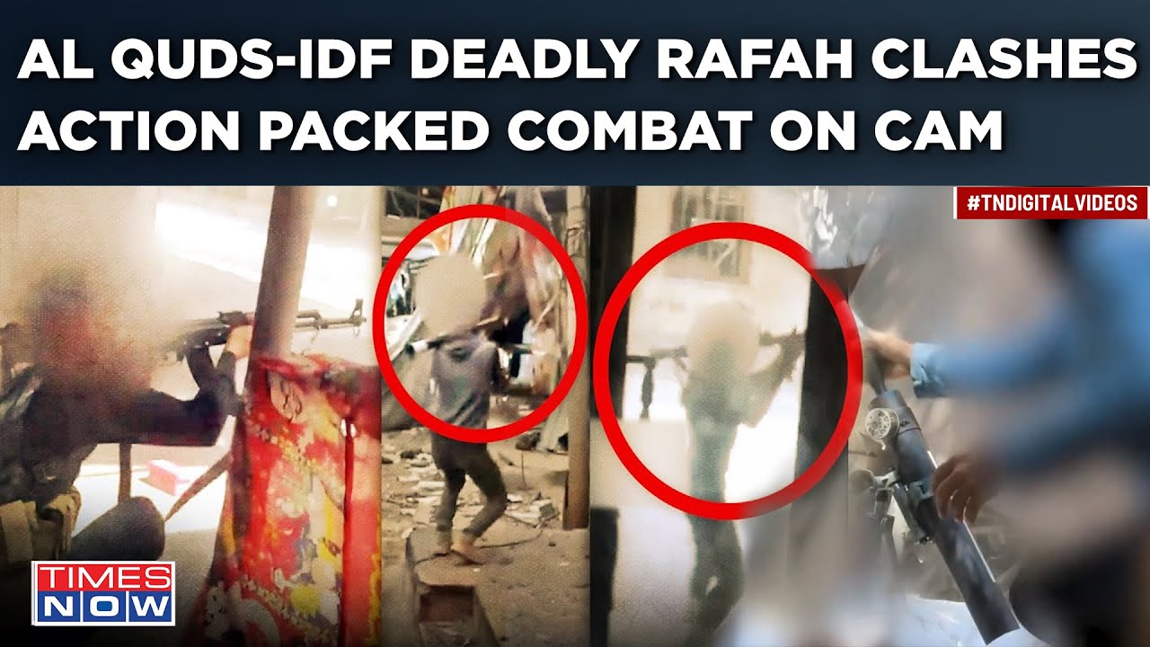 Rafah War: Al Quds-IDF Deadly Clashes| Israeli Platoon, Tanks Attacked| Action Packed Combat On Cam