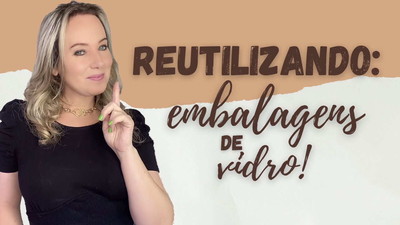 Decoração reutilizando embalagens de vidro