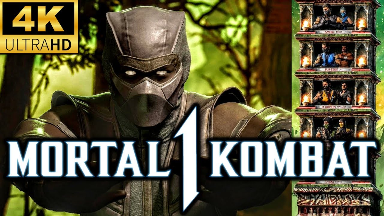 MK1 *NOOB SAIBOT* UMK3 SKIN KLASSIC TOWER GAMEPLAY!! (TREMOR AS KAMEO) 4K 60 FPS (MORTAL KOMBAT 1)