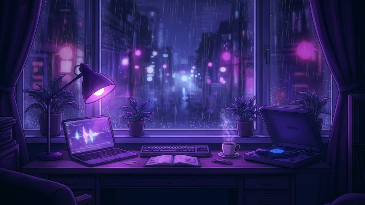 Late Night Rain Lo-Fi — Midnight Notes Vol. 5 (1 Hour)