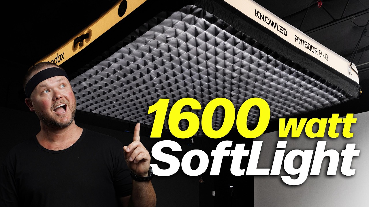 my softest overhead lighting setup | Godox KNOWLED AM1600R