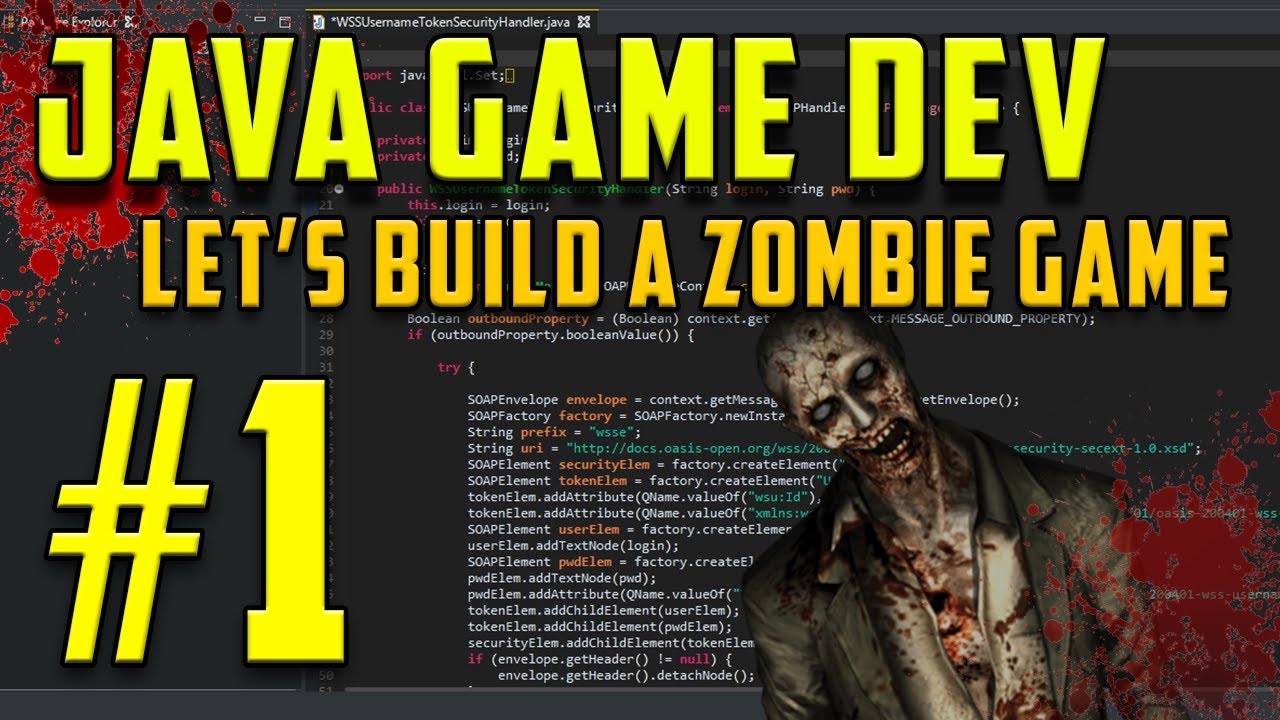 Java Programming: Let's Build a Zombie Game #1