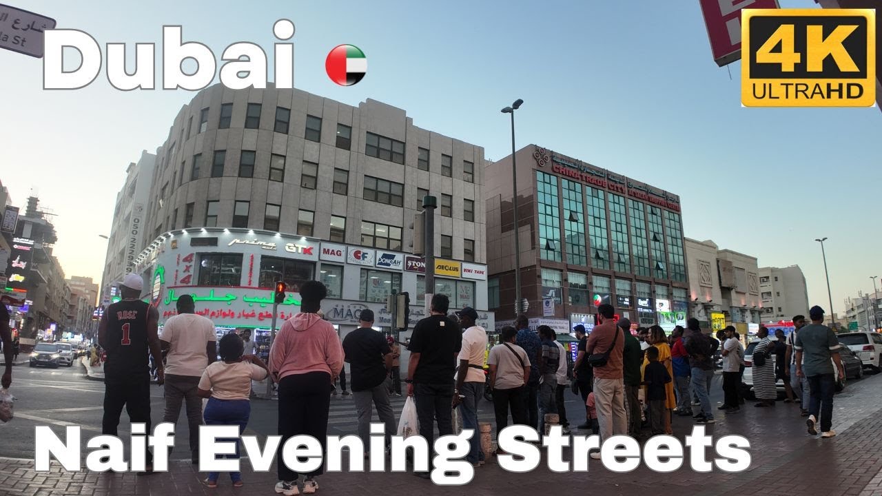 🇦🇪 Naif Deira Dubai Streets [4K] Walking Tour | Al Baraha Dubai | Old Dubai Streets Life 2025