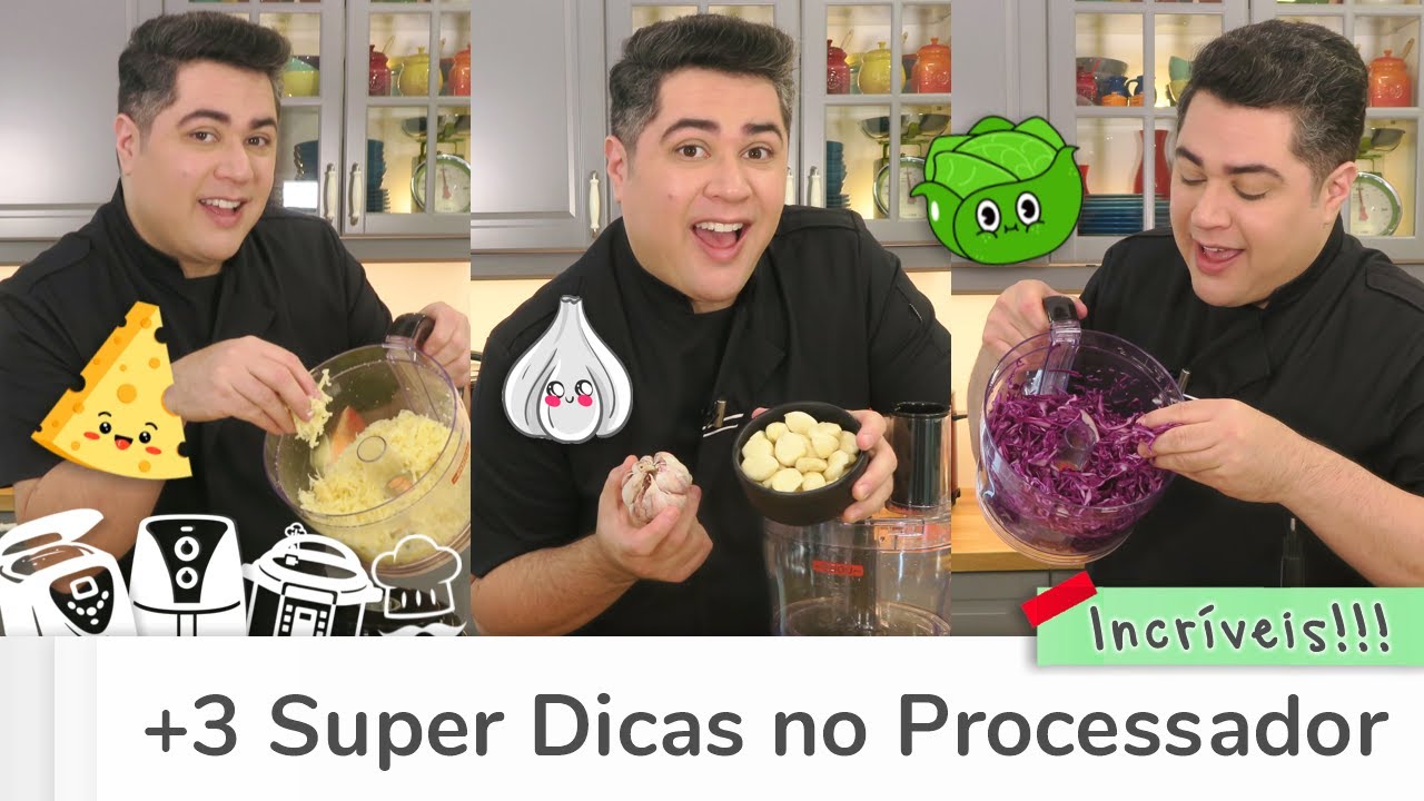 +3 Dicas Incríveis com o Processador de Alimentos - Maurício Rodrigues