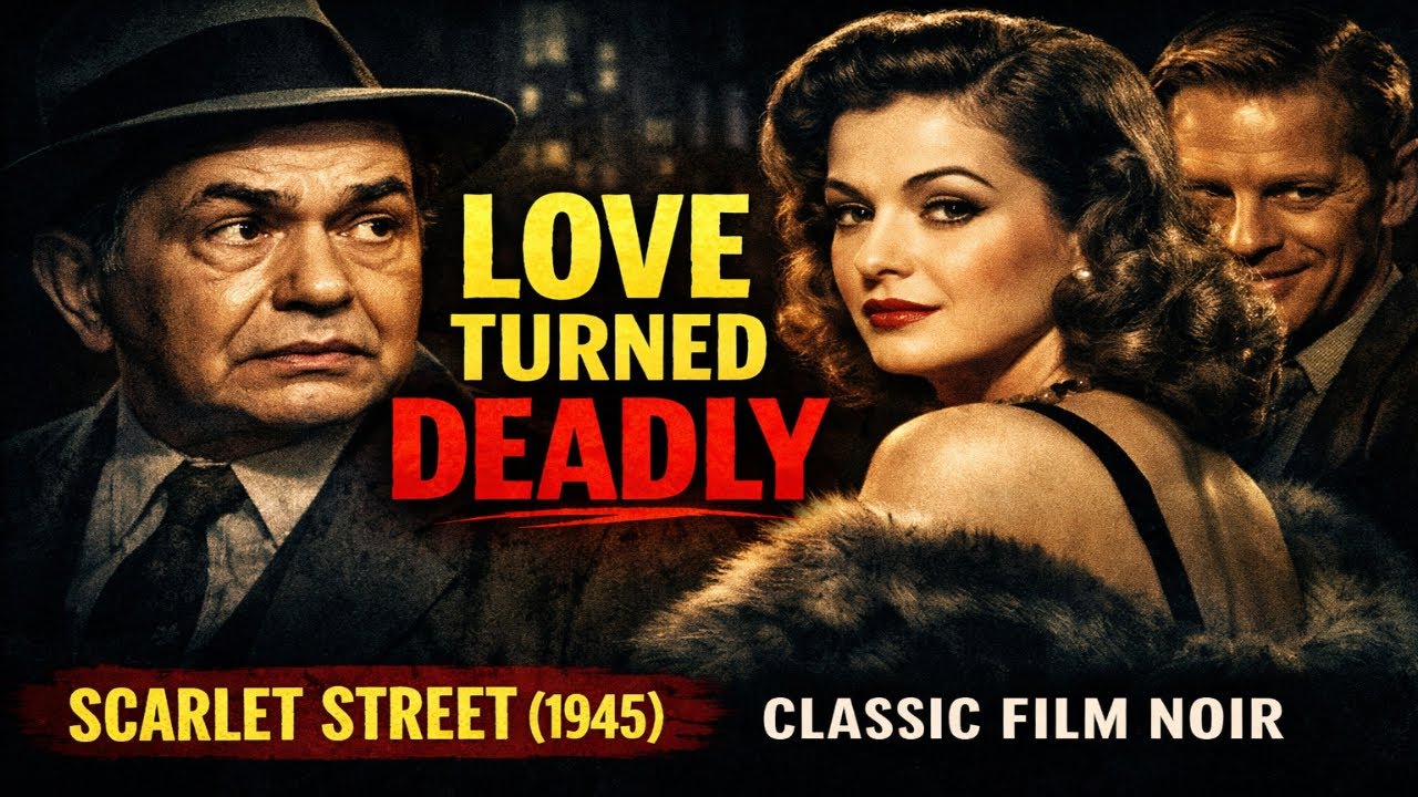 Scarlet Street (1945) Love, Lies & a Deadly Betrayal Film Noir Thriller