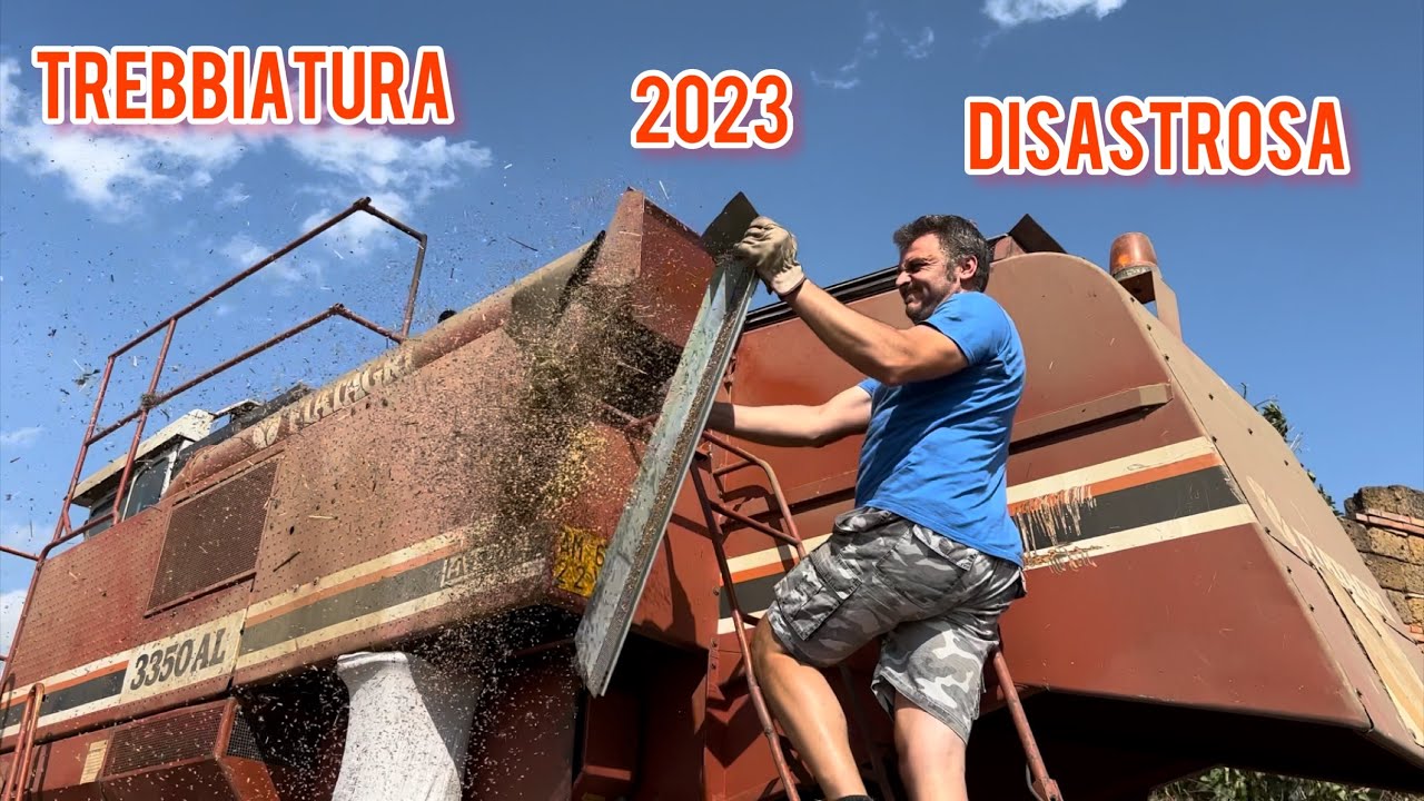Trebbiatura 2023 annata complicata  ce la ricorderemo…