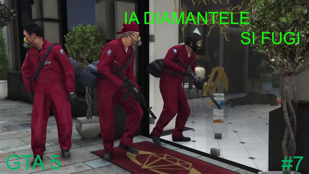 IA DIAMANTELE SI FUGI | GRAND THEFT AUTO 5 STORY MODE #7